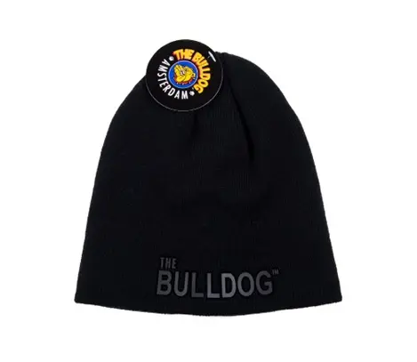 Gorro de Lana Negro Bulldog