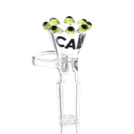 Quemador Bong Perlas Green 19mm Calvo Glass