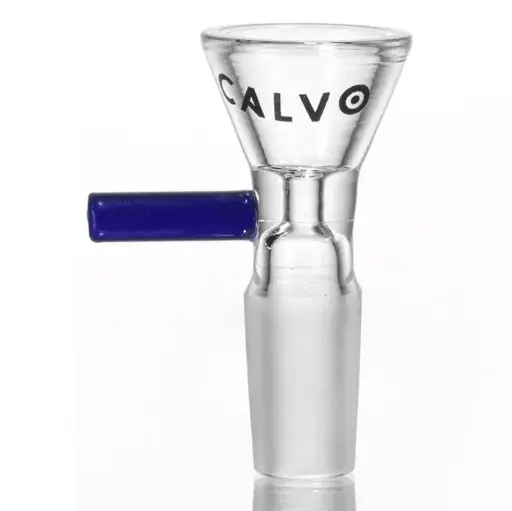 Quemador Bong Blue 14mm Calvo Glass
