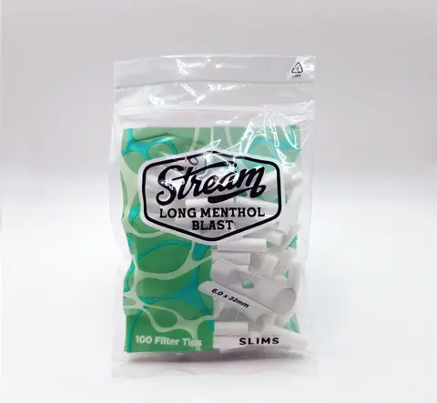 Filtro Long Click  Mentol 100u Stream