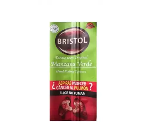 Tabaco Manzana Verde 45g Bristol