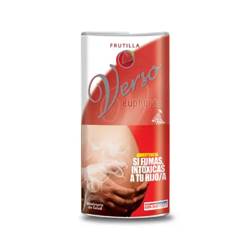 Tabaco Frutilla 40g Verso