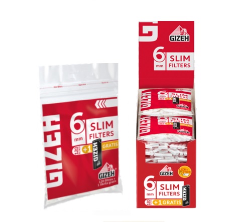 Filtro Slim 6mm + Papelillo Gizeh